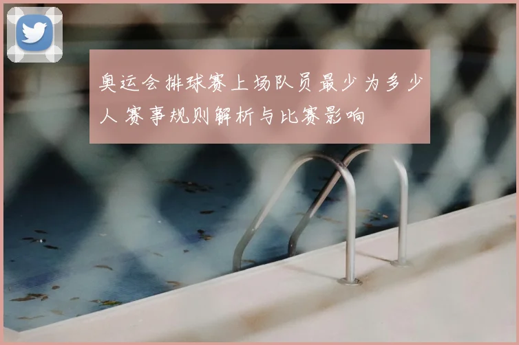 奥运会排球赛上场队员最少为多少人 赛事规则解析与比赛影响